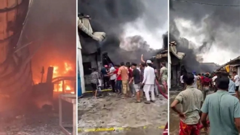 রাজধানীতে গ্যাসলাইট কারখানায় আগুন, নিয়ন্ত্রণে ফায়ার সার্ভিসের ৭ ইউনিট