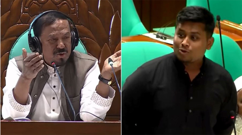 এটা শাহবাগ নয়, এটা পার্লামেন্ট, অসহিষ্ণু হলে চলবে না- হাসনাতকে স্পিকার