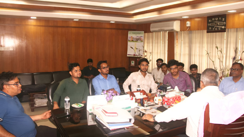 উপাচার্যের সঙ্গে ইবি রিপোর্টার্স ইউনিটির মতবিনিময়