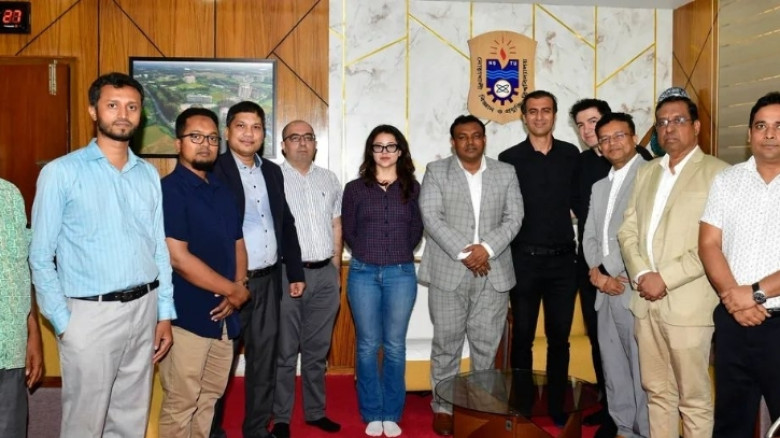 নোবিপ্রবি উপাচার্যের সঙ্গে তুরস্কের প্রতিনিধি দলের সৌজন্য সাক্ষাৎ