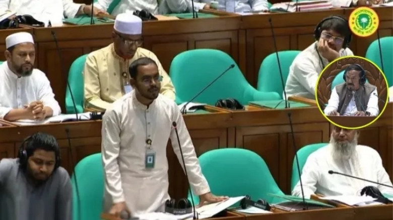 সরকারি দলে যোগ দিয়েছেন নাকি: হান্নান মাসউদকে স্পিকার