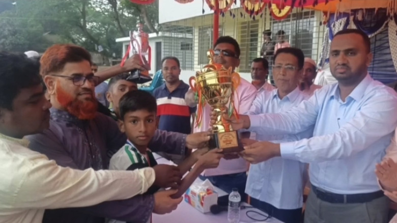 নবীনগরে প্রাথমিক বিদ্যালয়ে গোল্ডকাপ ফুটবল টুর্নামেন্ট ফাইনাল অনুষ্ঠিত