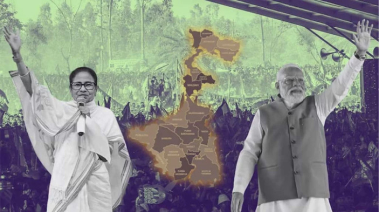 বুথফেরত জরিপের প্রাথমিক ফলাফল/ মমতার তৃণমূলকে হারিয়ে পশ্চিমবঙ্গের ক্ষমতায় আসতে পারে বিজেপি
