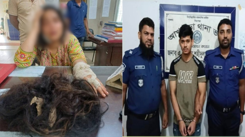 যৌতুকের জন্য স্ত্রীর চুল কেটে নির্মম নির্যাতন, স্বামী গ্রেফতার