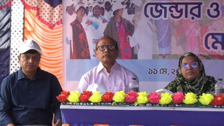 কুড়িগ্রাম সদর উপজেলায় জেন্ডার ও জলবায়ু পরিবর্তনবিষয়ক মেলা অনুষ্ঠিত