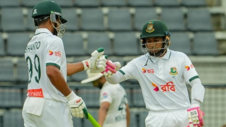 দ্বিতীয় দিন শেষে বাংলাদেশের লিড ১৫৬