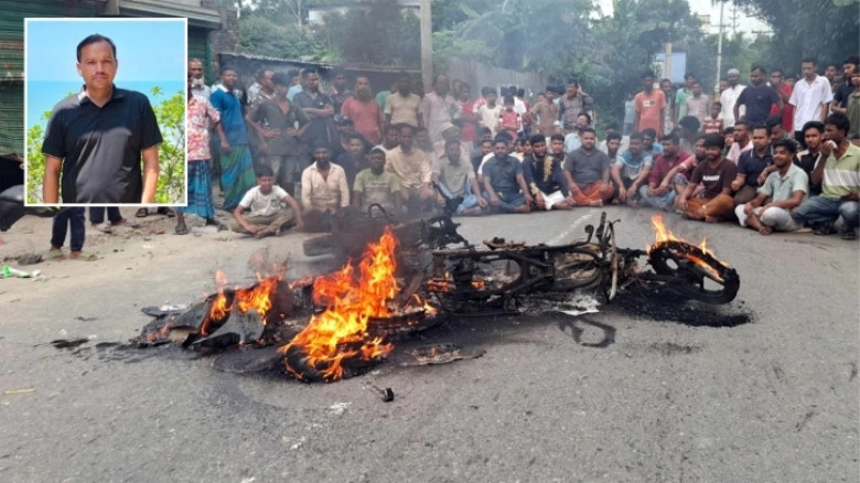 নারায়ণগঞ্জে মাটি কাটা নিয়ে বিএনপি নেতা খুন, সড়ক অবরোধ