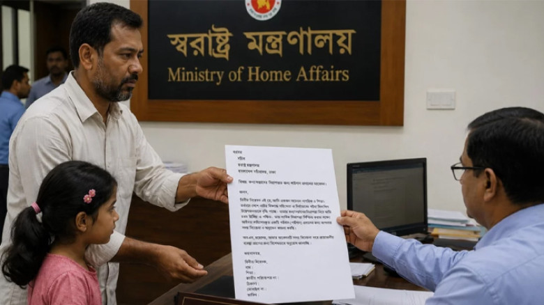 ৪ বছরের মেয়ের নিরাপত্তায় স্বরাষ্ট্র মন্ত্রণালয়ে শটগান চেয়ে বাবার আবেদন