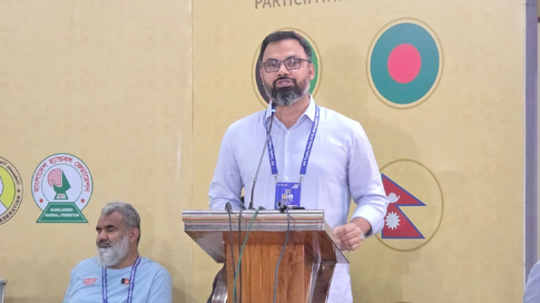 আন্তর্জাতিক হ্যান্ডবল আসরের উদ্বোধন করলেন ক্রীড়া প্রতিমন্ত্রী