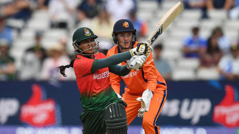 রেকর্ড জয়ে নেদারল্যান্ডসকে উড়িয়ে বিশ্বকাপ শুরু বাংলাদেশের