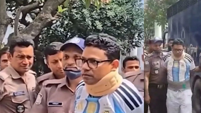 আর্জেন্টিনার জার্সি পরে ট্রাইব্যুনালে পলক