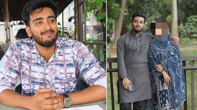 ঢাকা কলেজের ছাত্রদল নেতার বিরুদ্ধে স্ত্রী স্বীকৃতি দাবিতে তরুণীর অবস্থান