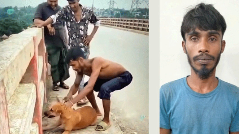 প্রধানমন্ত্রীর নির্দেশে কুকুর হত্যার অভিযুক্ত যুবক গ্রেপ্তার