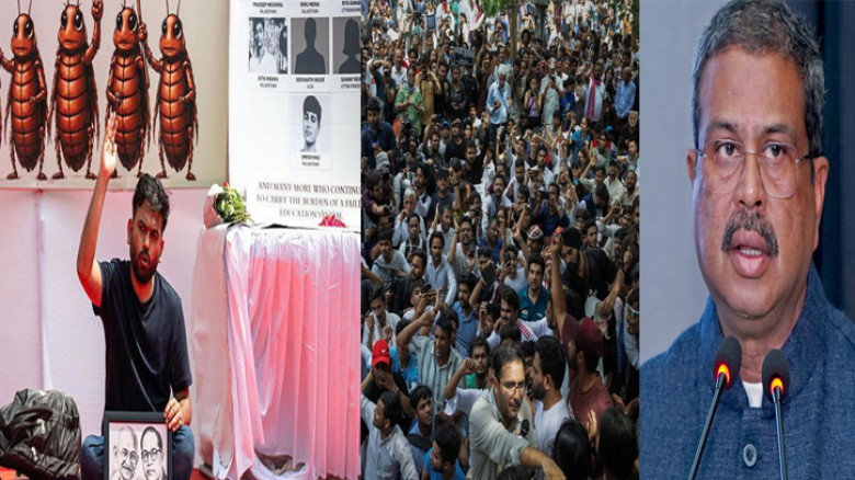 ৪০ ডিগ্রি গরমেও থামেনি ‘ককরোচ’ আন্দোলন