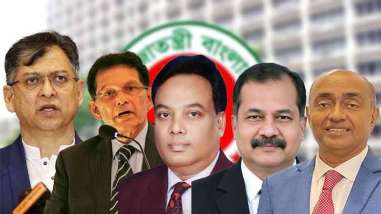 নতুন দায়িত্বে স্বরাষ্ট্র, পররাষ্ট্র, ডাক-টেলিযোগাযোগ, তথ্য ও আইনমন্ত্রী