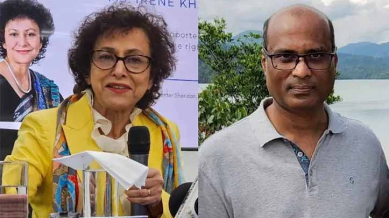 জাতিসংঘে বাংলাদেশের স্থায়ী প্রতিনিধি আইরিন খান, উপ-স্থায়ী প্রতিনিধি ওয়াহিদুজ্জামান