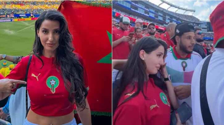 মরক্কোর বিদায়ে কান্নায় ভেঙে পড়লেন নোরা ফাতেহি