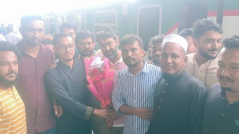আখাউড়ায় একযুগ পর দেশে ফিরলেন প্রবাসী বিএনপি নেতা কিবরিয়া সোহেল